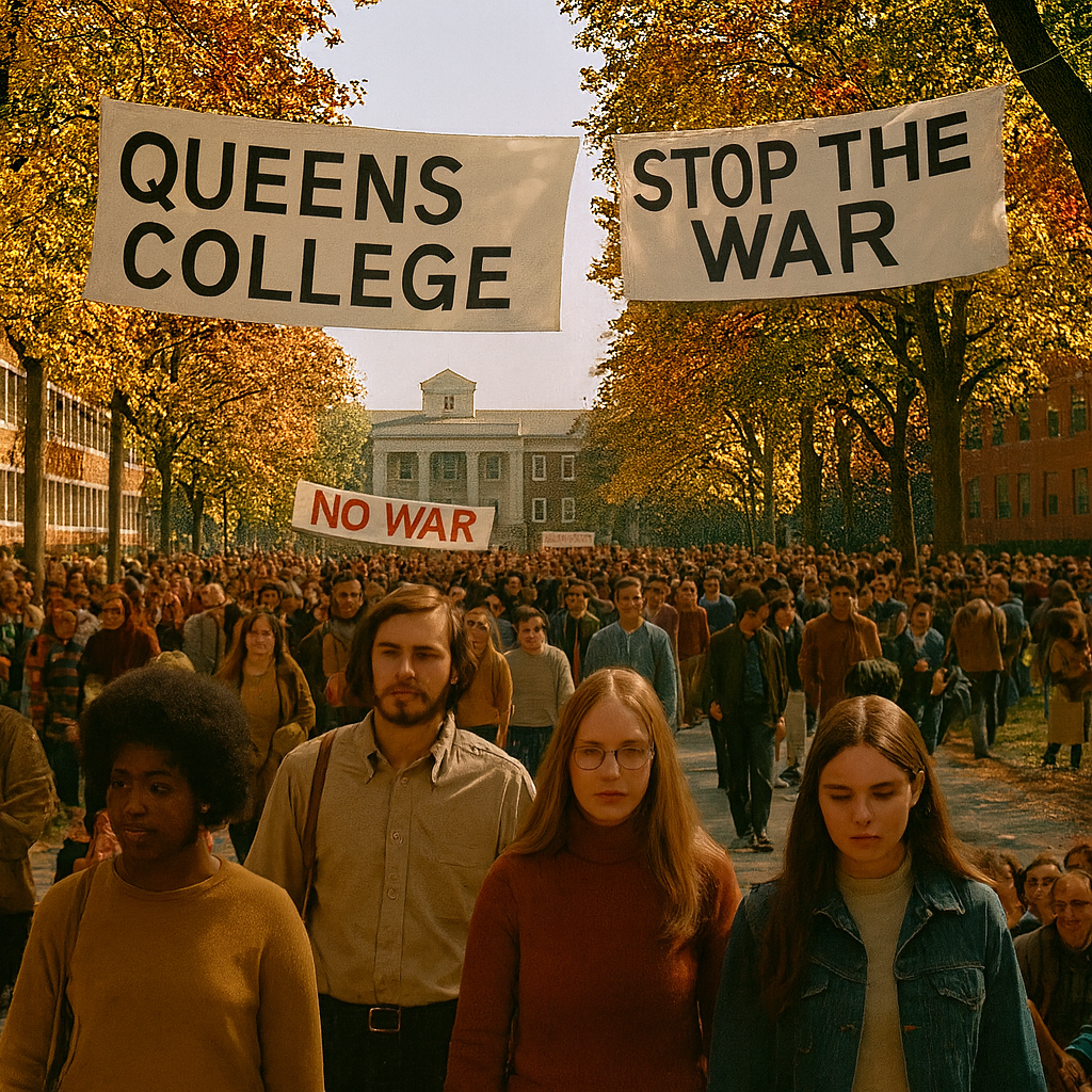 Queens College Vietnam War Protest, Fall 1970