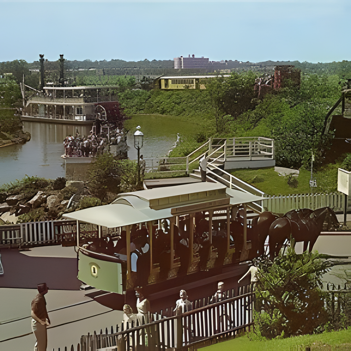 Street scene from Little Old New York at Freedomland