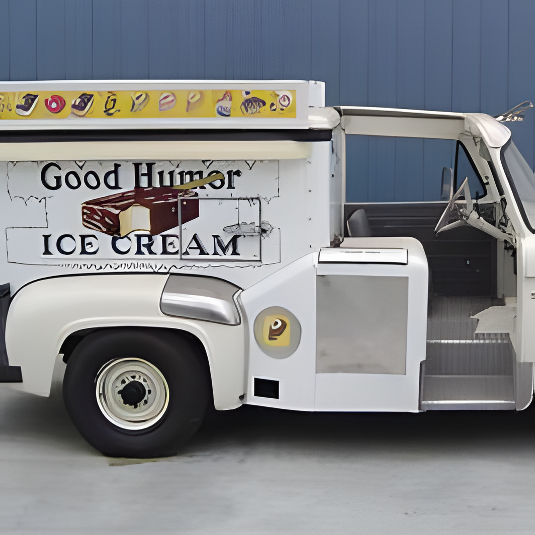 Good Humor ice cream truck with side serving window